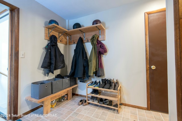 view of mudroom