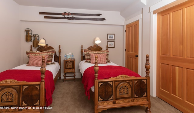 3470 W Mccollister Dr, Teton Village, WY 83025 - bedroom with carpet and ceiling fan