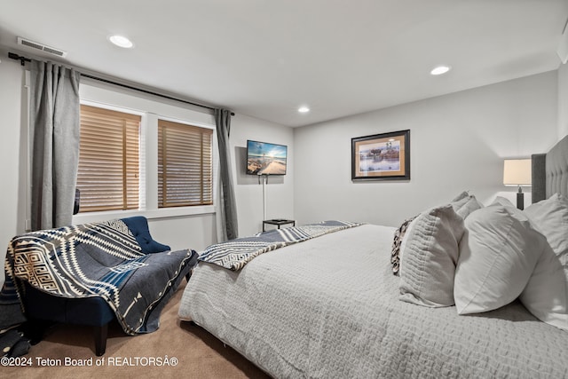 3470 W Mccollister Dr, Teton Village, WY 83025 - bedroom with carpet floors and recessed lighting