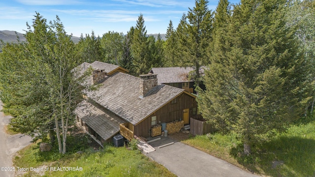 3470 W Mccollister Dr, Teton Village, WY 83025 - view of subject property featuring a forest