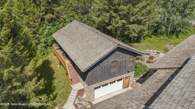 3470 W Mccollister Dr, Teton Village, WY 83025 - aerial view of property and surrounding area featuring a forest