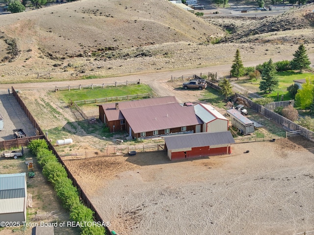 621 Mountain View Dr, Dubois, WY 82513 - overview of rural landscape