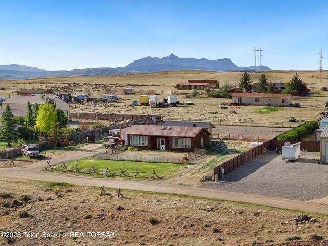 621 Mountain View Dr, Dubois, WY 82513 - view of mountain background with rural landscape