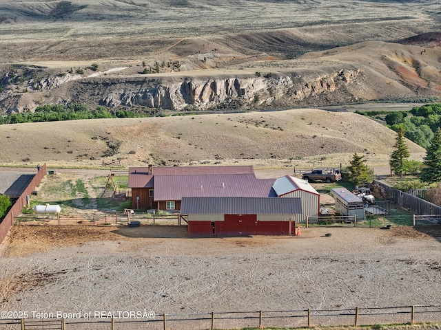 621 Mountain View Dr, Dubois, WY 82513 - aerial view of sparsely populated area