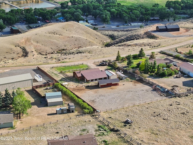 621 Mountain View Dr, Dubois, WY 82513 - aerial view