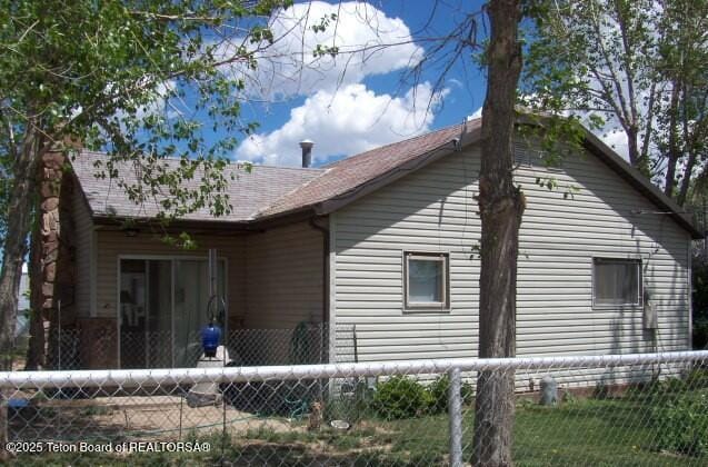 view of rear view of property