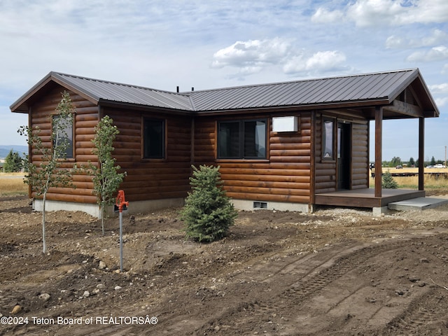 view of front of property