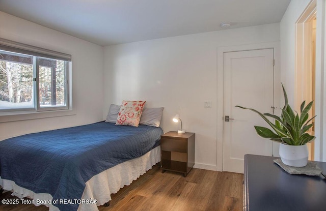 1875 W Cinnamon Teal Rd, Jackson, WY 83001 - bedroom with wood finished floors