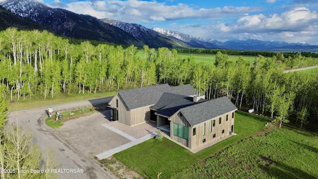 6711 Piute Dr, Star Valley Ranch, WY 83127 - view of subject property with a mountain backdrop