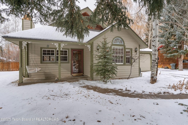 view of front of house