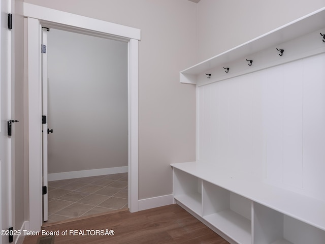 mudroom featuring tile patterned flooring