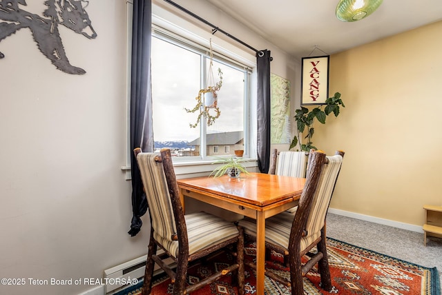 view of dining room