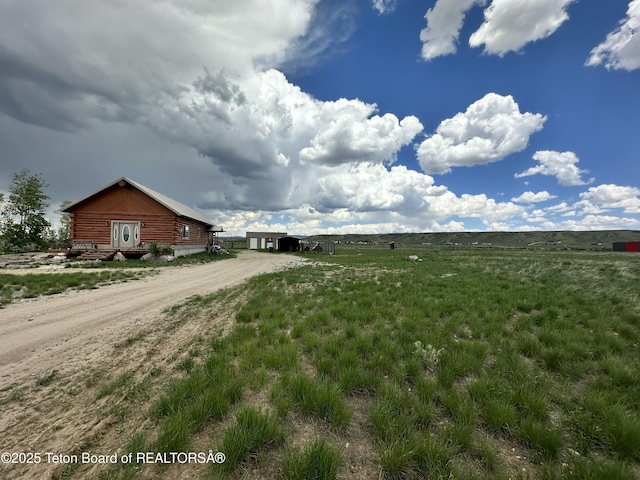 5 Sandy Ln, Boulder, WY 82923 - view of dirt / gravel road featuring a view of rural / pastoral area
