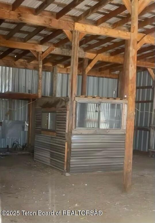 5 Sandy Ln, Boulder, WY 82923 - view of horse barn