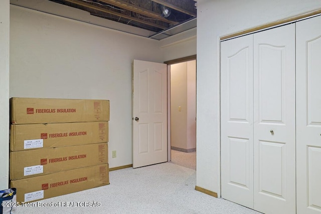 bedroom with a closet