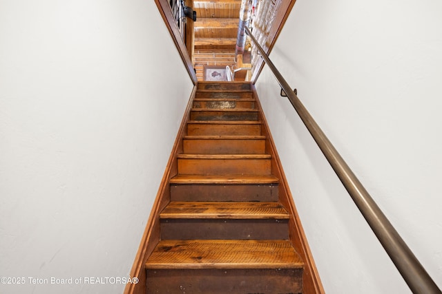 view of staircase