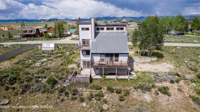 19 Orcutt Dr, Pinedale, WY 82941 - view of rural area with a mountain backdrop