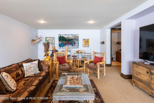 380 Cottongrass Rd, Driggs, ID 83422 - living area with light colored carpet