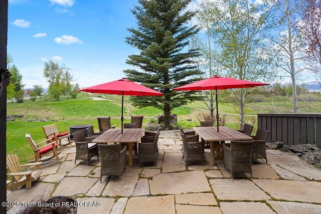 380 Cottongrass Rd, Driggs, ID 83422 - view of patio with outdoor dining area
