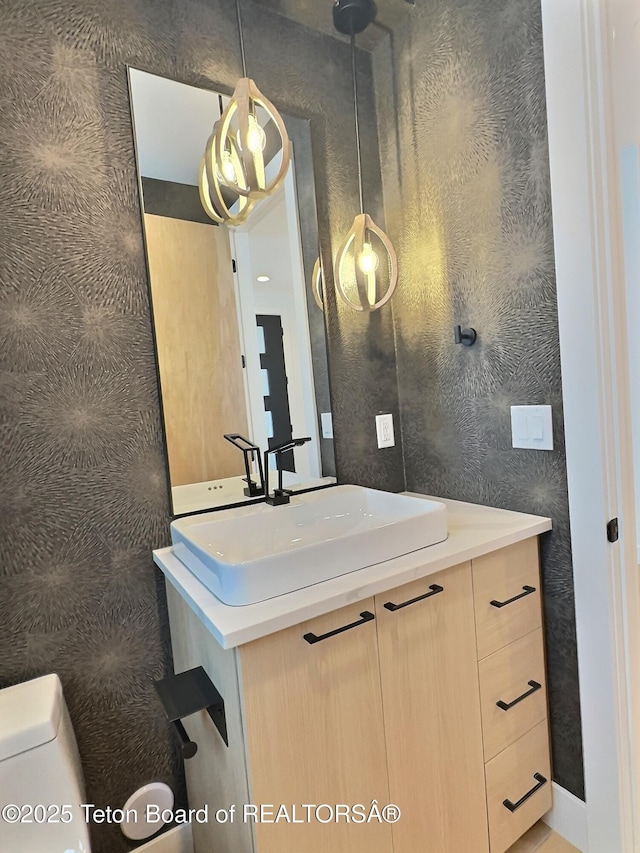 10 Bison Dr, Victor, ID 83455 - bathroom featuring vanity and toilet