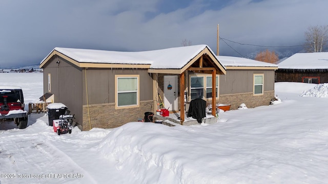 view of front of home