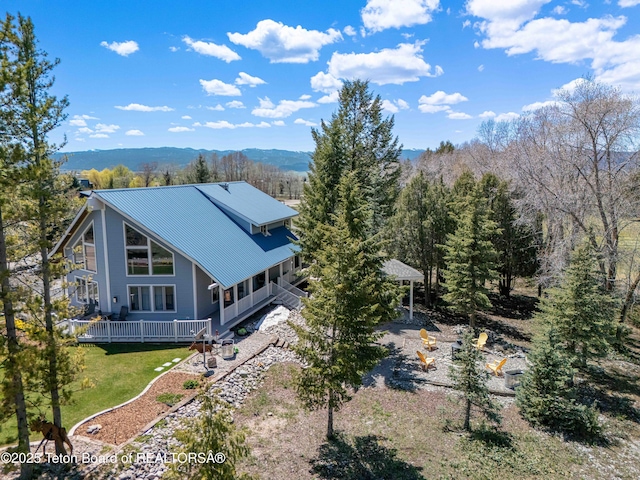388 Middle Branch Dr, Star Valley Ranch, WY 83127 - view from above of property