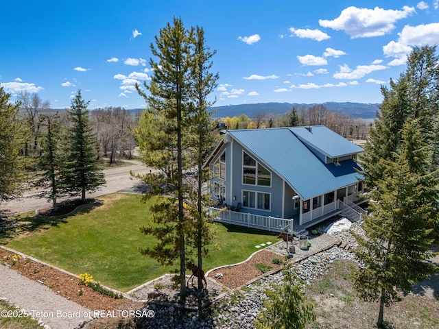 388 Middle Branch Dr, Star Valley Ranch, WY 83127 - view of subject property with a mountainous background