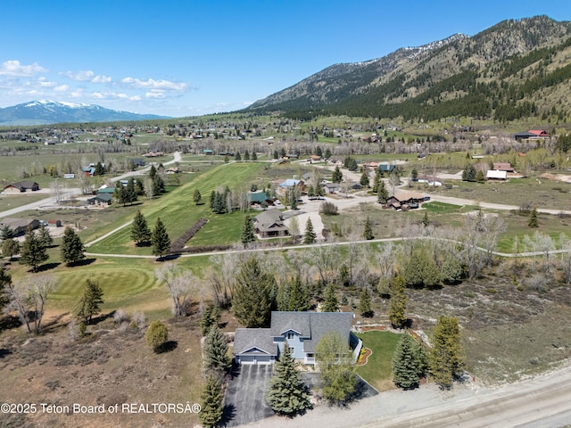 388 Middle Branch Dr, Star Valley Ranch, WY 83127 - aerial view of a mountainous background