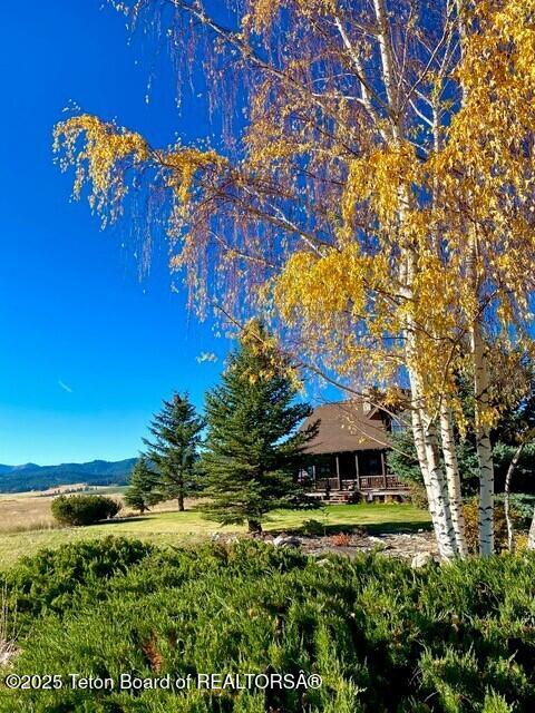 6352 W 1170 N, Driggs, ID 83442 - view of yard with a mountain view