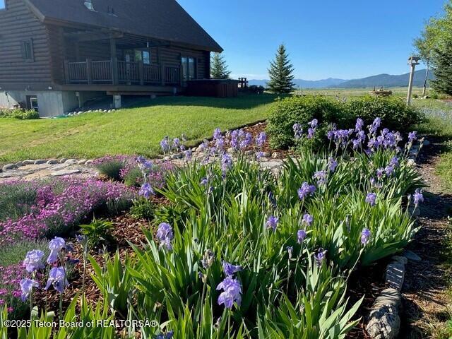 6352 W 1170 N, Driggs, ID 83442 - view of green lawn with a mountain view