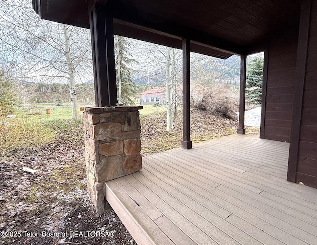 view of deck