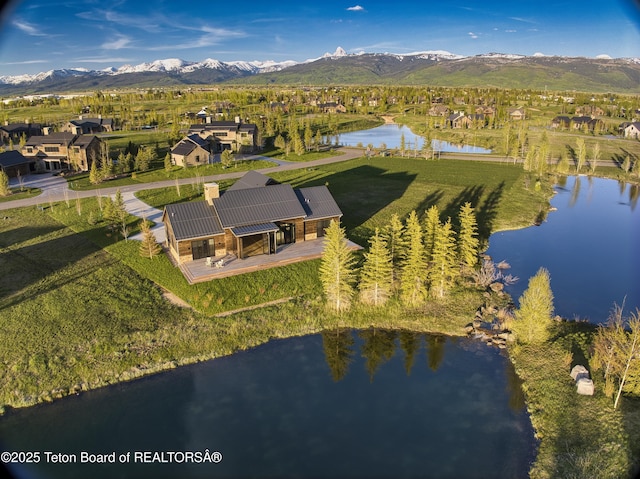 1105 Shasta Daisy Ct, Driggs, ID 83422 - view of property location with a water and mountain view and nearby suburban area