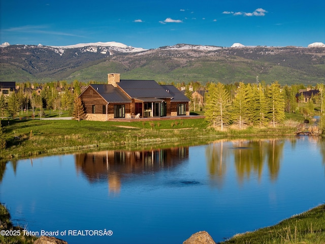 1105 Shasta Daisy Ct, Driggs, ID 83422 - water view featuring mountains