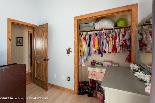 view of closet