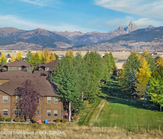 view of mountain feature