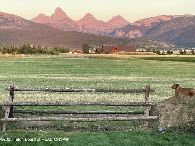 4535 Roxanne St, Tetonia, ID 83452 - view of mountain background with rural landscape and agricultural land
