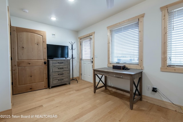 4535 Roxanne St, Tetonia, ID 83452 - bedroom with light wood-style floors and recessed lighting