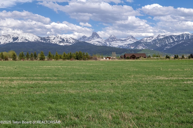 4535 Roxanne St, Tetonia, ID 83452 - view of mountain backdrop featuring rural landscape and agricultural land
