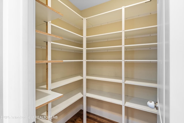view of pantry