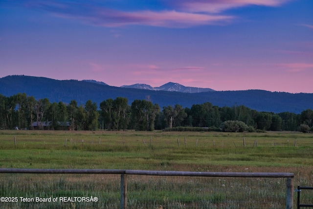 1714 River Meadows Dr, Victor, ID 83455 - view of mountain backdrop with rural landscape
