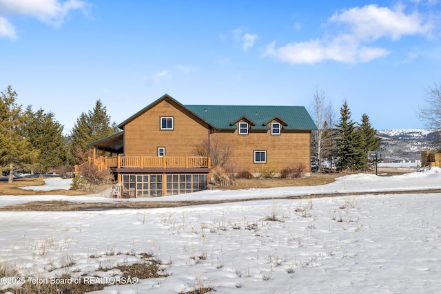 980 S 1000 E, Driggs, ID 83455 - view of front of home featuring a wooden deck