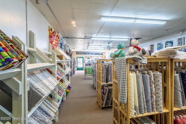 view of storage area
