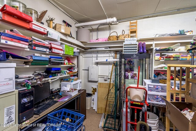 view of storage
