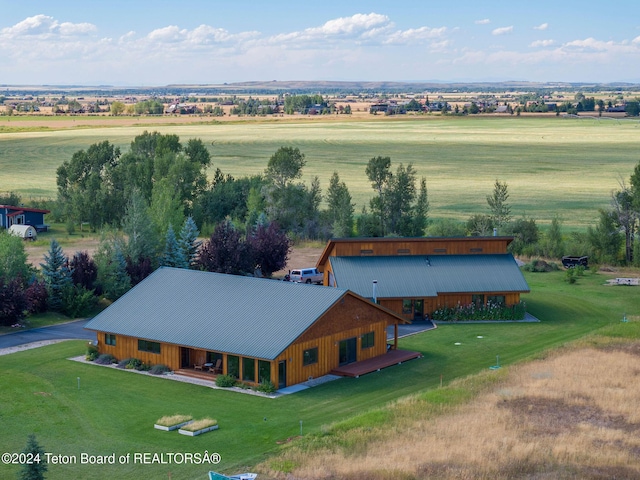 1820 Fall Line Dr, Driggs, ID 83422 - drone / aerial view featuring a rural view