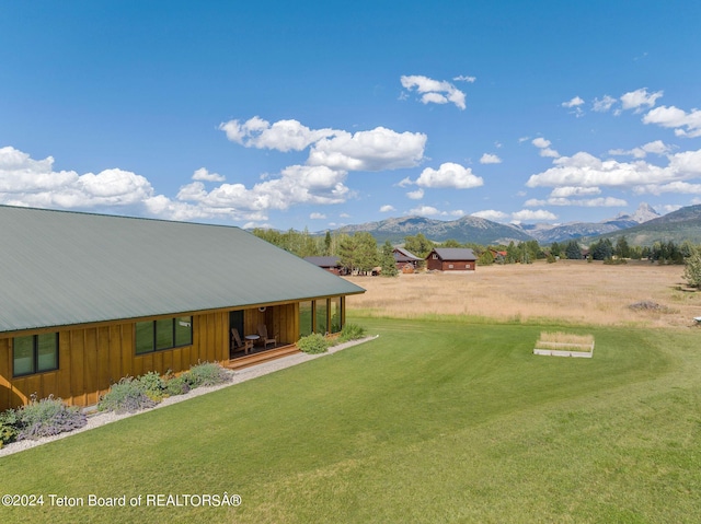 1820 Fall Line Dr, Driggs, ID 83422 - view of yard featuring a mountain view