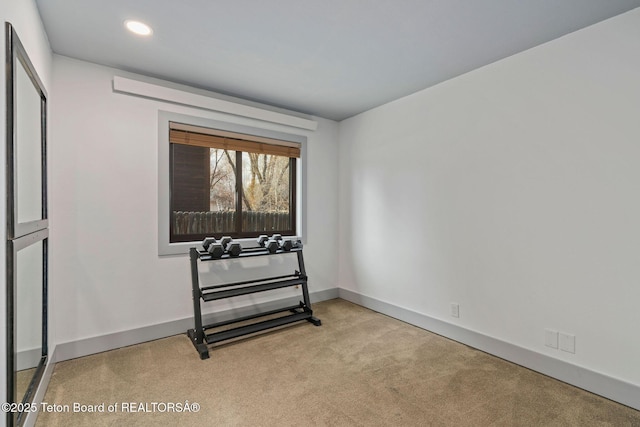 2032 Dandelion Ct, Jackson, WY 83001 - carpeted spare room featuring recessed lighting and baseboards