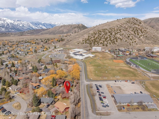 2032 Dandelion Ct, Jackson, WY 83001 - aerial view of property's location featuring mountains