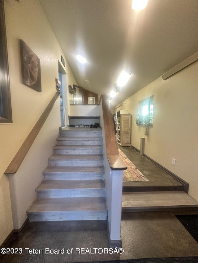 17 C B Ln, Pinedale, WY 82941 - stairs with vaulted ceiling