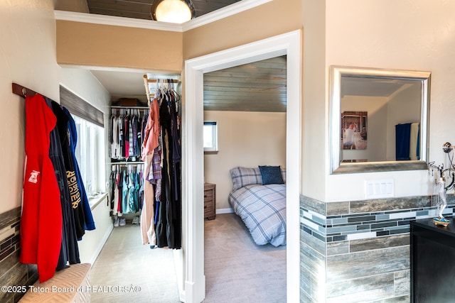 17 C B Ln, Pinedale, WY 82941 - carpeted bedroom with a closet and ornamental molding