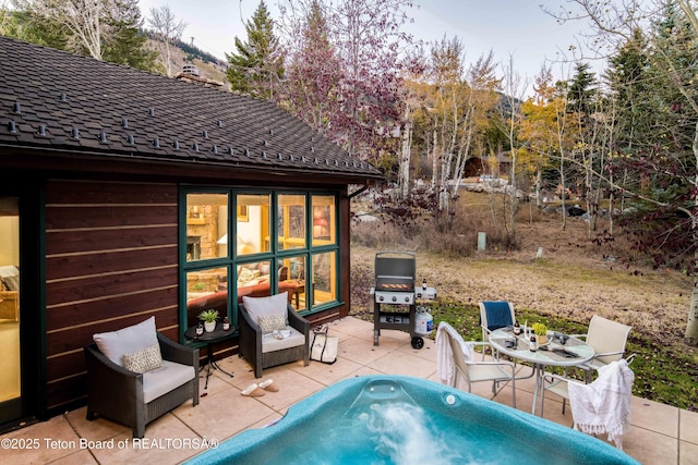 3723 W Michael Dr Unit 13, Teton Village, WY 83025 - view of pool with grilling area and a patio